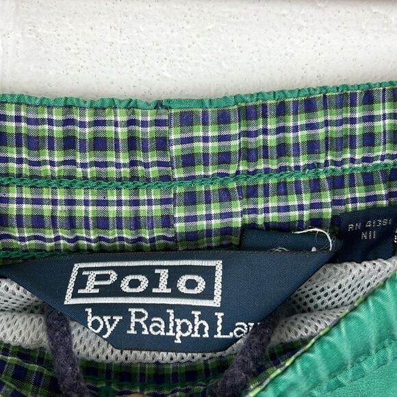 Polo Ralph Lauren men’s green swordfish lined swim trunks size M - Picture 3 of 7